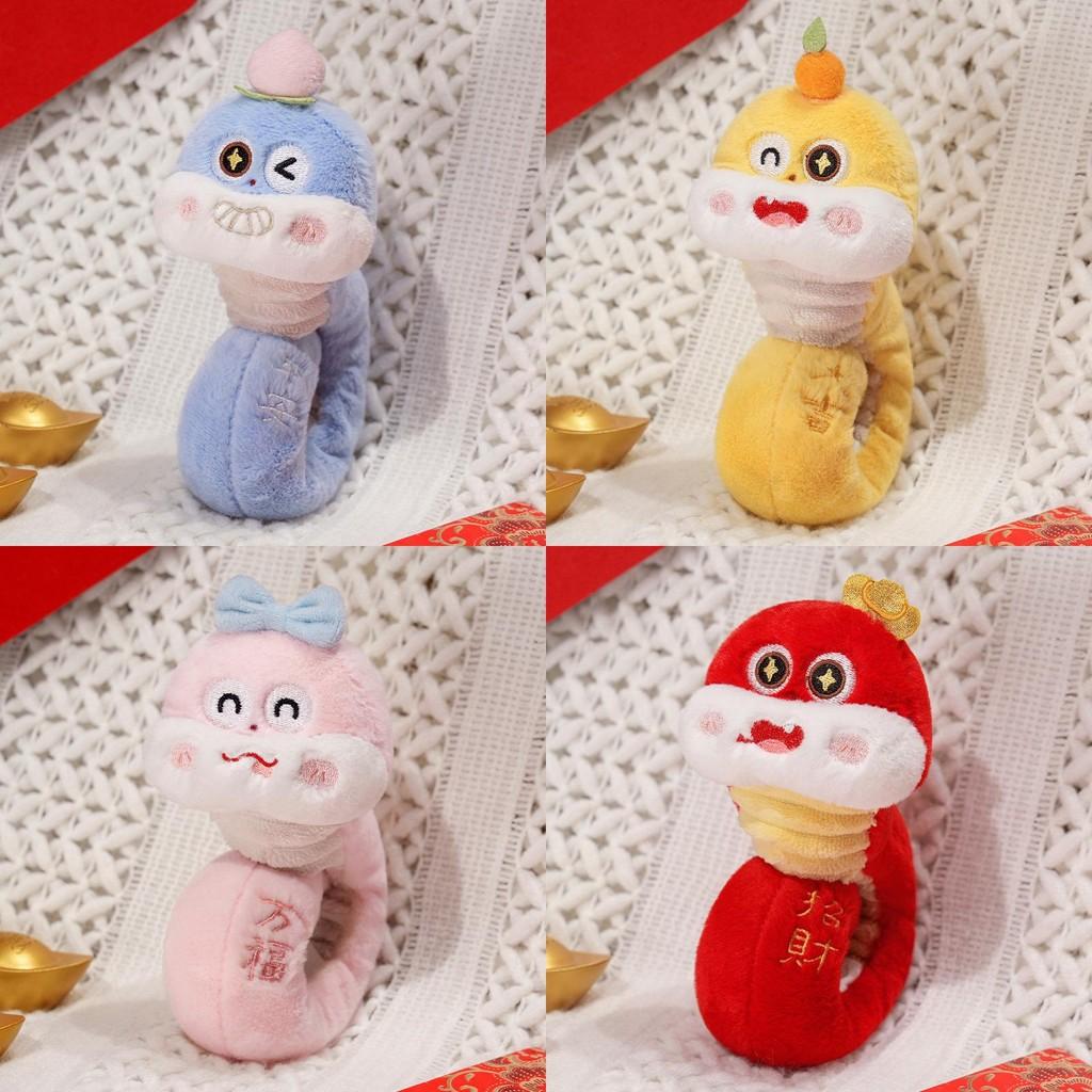 Очаровательный плюшевый браслет-змея, милая красная кукла-змея для девочек, идеальный подарок