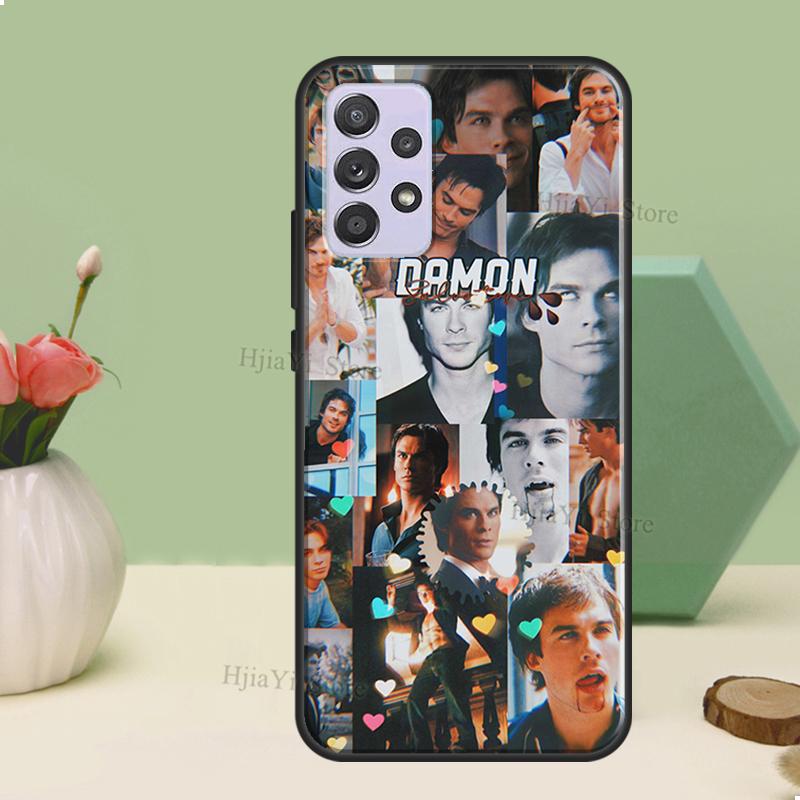 Кейс Damon Salvatore The Vampire Diaries для Samsung A54 A34 A24 A14 A51 A71 A12 A22 A32 A52 A72 A73 A33 A53 A13 Задняя крышка