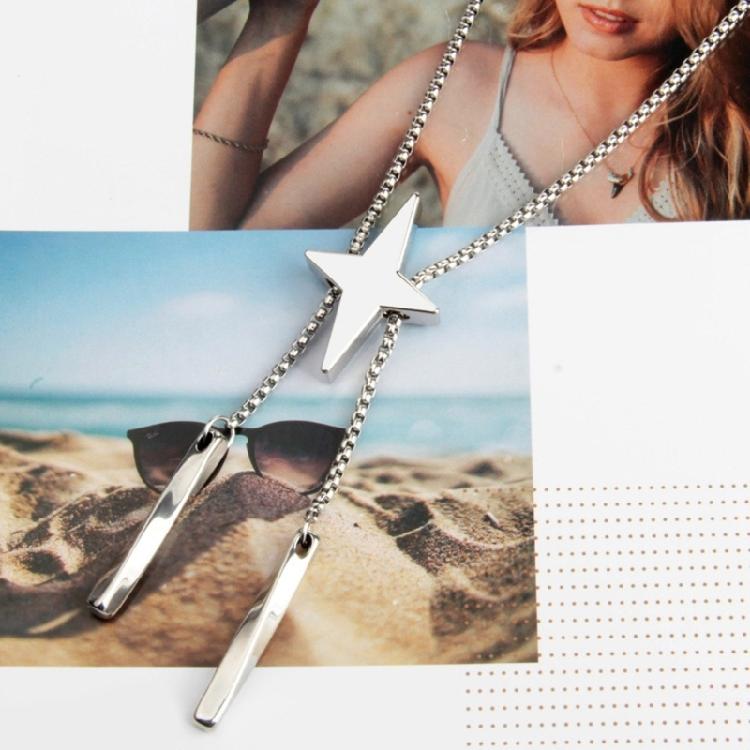 Bolo Tie Necklace for Teenage Girls Cool Chokers Star Jewelry Neck Chain