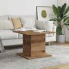 VidaXL Table basse chêne artisanal 55,5x55,5x40 cm bois d'ingénierie, table d'appoint, table de salon, table latérale, bout 856809