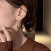 Chic Geometric Hoop Earrings: Simple, Versatile, High-End Style for Women