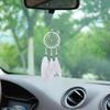 Ловец снов подвеска для салона автомобиля Богиня креативная мода зеркало заднего вида подвесное украшение в виде пера