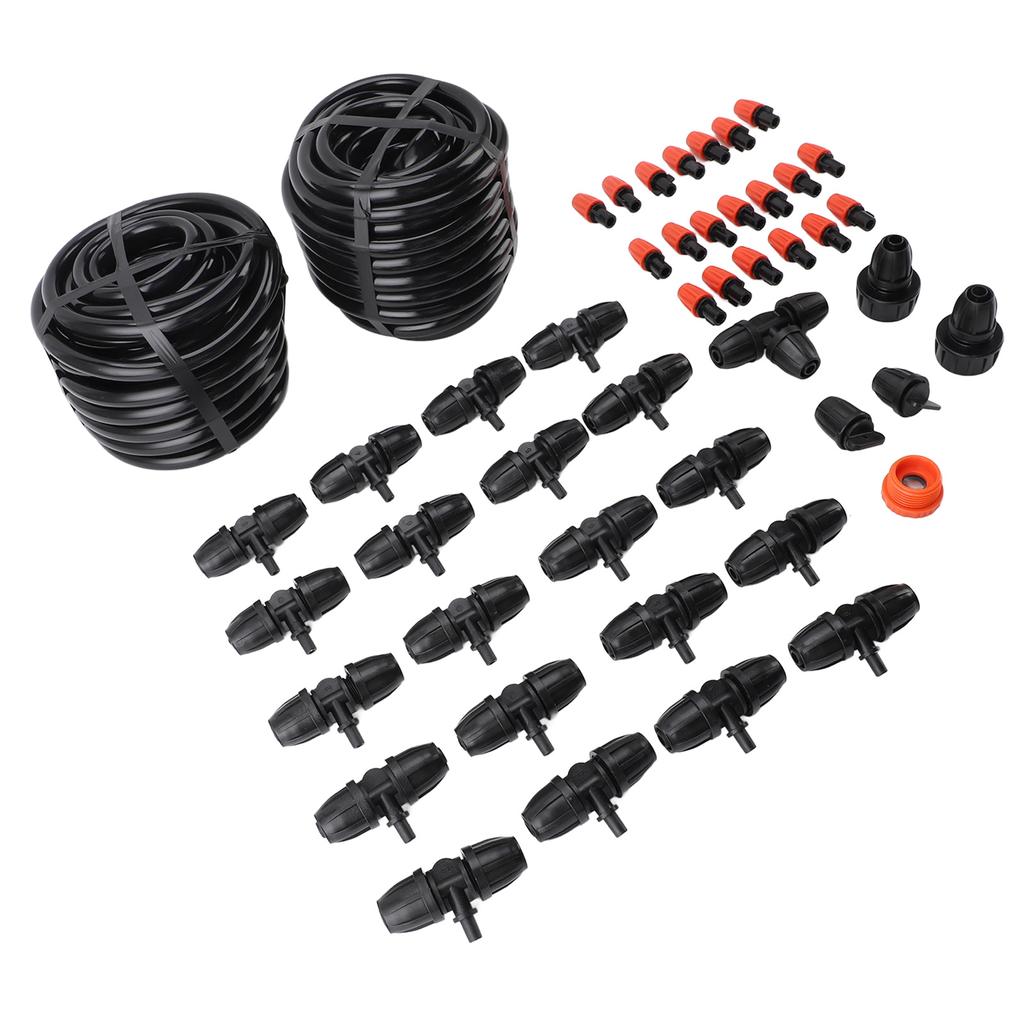 Система капельного полива 8/12 65,6 футов трубка DIY автоматическая система полива с быстрым соединителем для