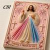 3D Pearl Texture Art Mary Painting Kit, Divine Mercy Jesus Holy Religious DIY Kit for Adults Faux Craft Set Beginners Christian Wall Decor