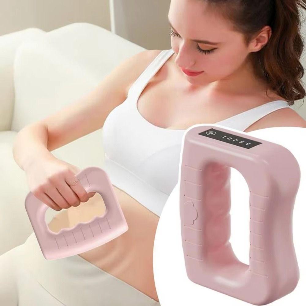 Adjustable Speed Electric Fascia Massage Ring Muscle Handheld Massager Full Body Relaxation