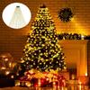 Christmas Tree Net Lights, 2 M × 16 Strands, 400 LEDs, Warm White, USB, Timer & Remote (Gfoxmall RIV001)