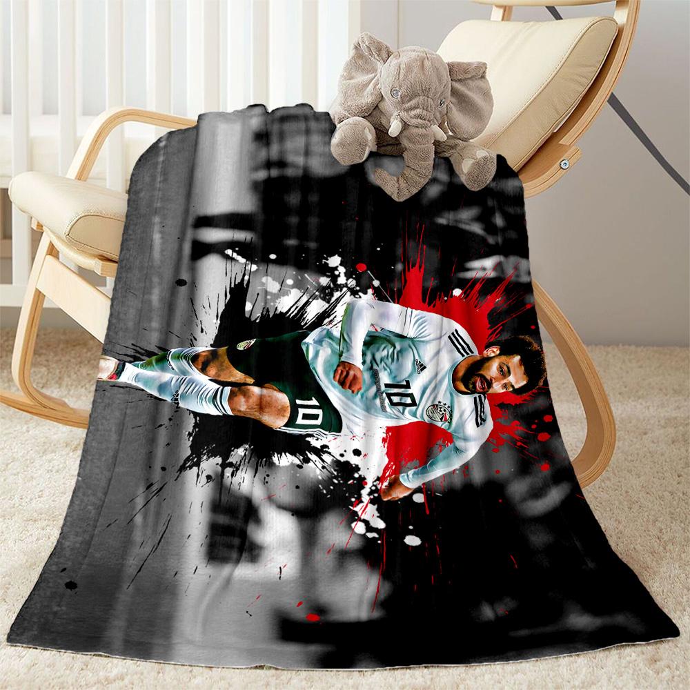 Salah's Dynamic Sprint Blanket Comfortable Great for Seaside Office Chair Sofa for All Seasons Playful Design Ideal Gift For Birthday Valentine'S Day