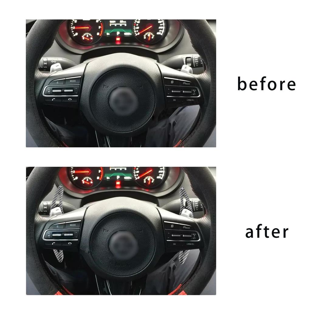 Накладки на подрулевые лепестки для Kia Stinger 2018-2023