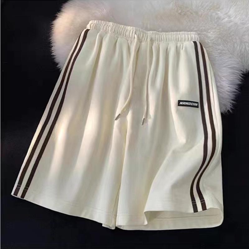 Five Points Sports Shorts Женские летние тонкие свободные брюки большого размера с высокой талией для выхода в свет, повседневные прямые брюки