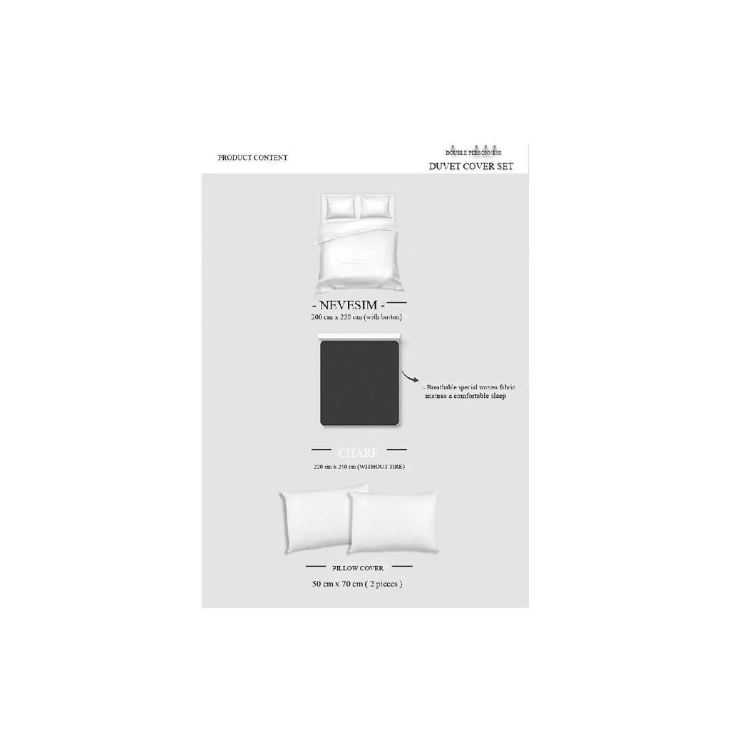 Двойной комплект пододеяльников Skyla