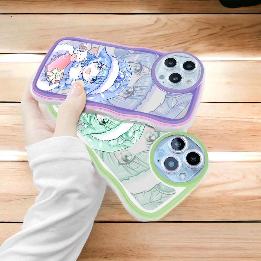 Модный мягкий волнистый чехол для телефона с полным покрытием, защита камеры, противоударный чехол для iPhone Huawei Honor Samsung Xiaomi Redmi OPPO Realme Vivo Infinix Tecno