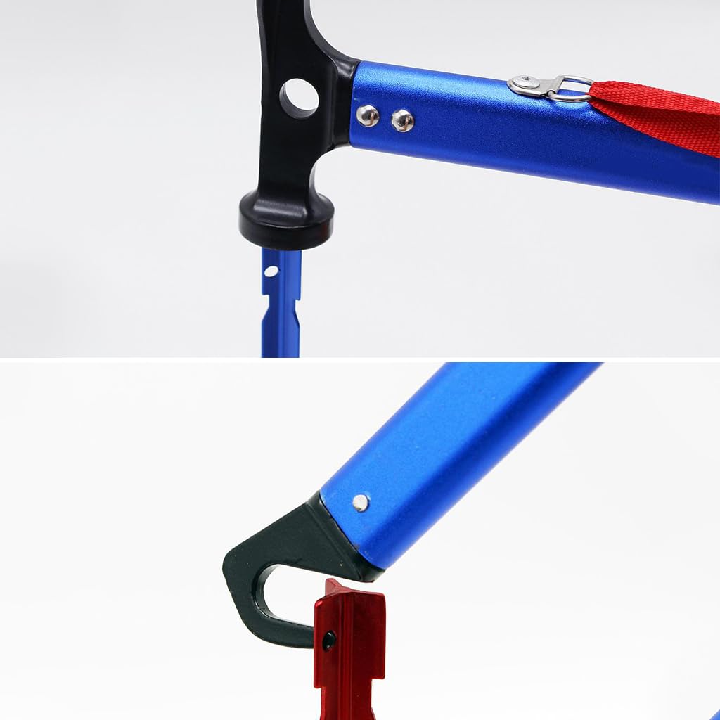 Naturehike Outdoor Многофункциональный молоток Кемпинговый алюминиевый сплав Молот для палаток Открытый спасательный молоток (оранжевый)