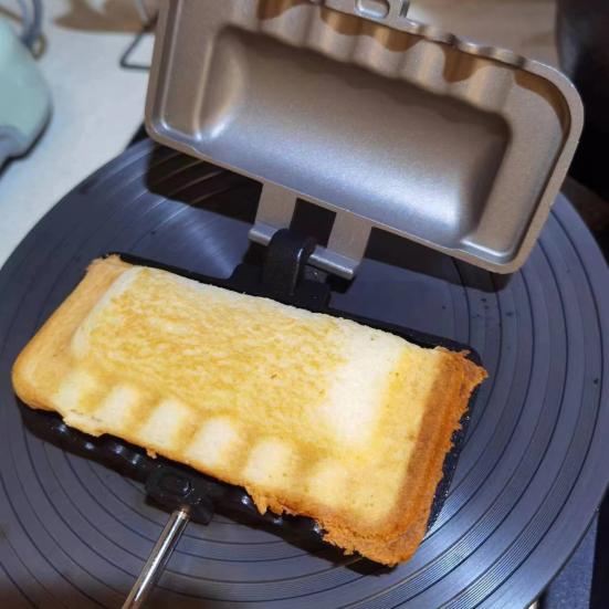 Практичная кастрюля для завтрака с деревянной ручкой, форма для выпечки из алюминиевого сплава