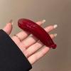 Korean Style Vertical Clip Hairpin Korean Hair Clip Sweet Plastic Banana Clip  Women