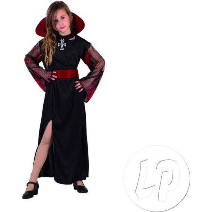 Костюм вампира для девочки ATOSA - Размер 7-9 лет - Черный