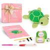 Complete Animals Crochet Kit for Beginners Pre-Started Tape Yarn Tools Elephant Dog Butterfly Frog Complete DIY Kit for Adults Kids