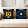 B-Биткоин Мода Роскошная Наволочка Применимое Пространство Для Гостевых Комнат Интерьеры Автомобили Офис Дом Украшение