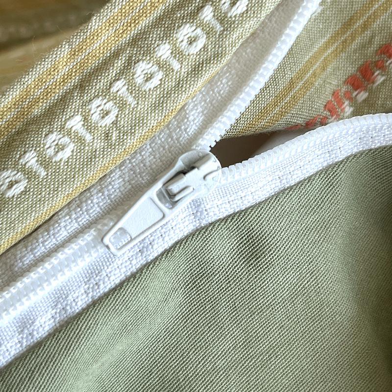 G5Z Хлопковый комплект пододеяльника с окрашенной в полоску пряжей - 4 предмета, Всесезонное постельное белье для общежитий