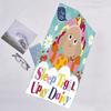 1pc In the Night Garden2 Beach Towel, Beach and Seaside Swimming Pool Equipment, Fashion Pattern, Rectangular, Travel Essentials