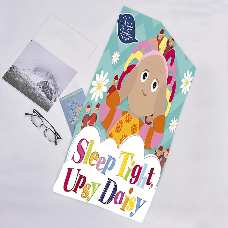 1pc In the Night Garden2 Beach Towel, Beach and Seaside Swimming Pool Equipment, Fashion Pattern, Rectangular, Travel Essentials