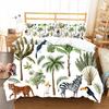 Cartoon Jungle Animal Bedding Three-Piece Quilt Cover