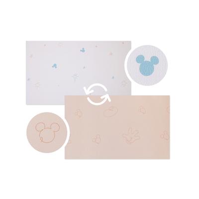 EDISONmama Игровой коврик Disney Микки Маус, Мягкая пена с эффектом памяти, Коврик для малыша, Звукоизоляционный коврик, Амортизирующий коврик, Напольный коврик, Водонепроницаемый, Совместим с теплым полом