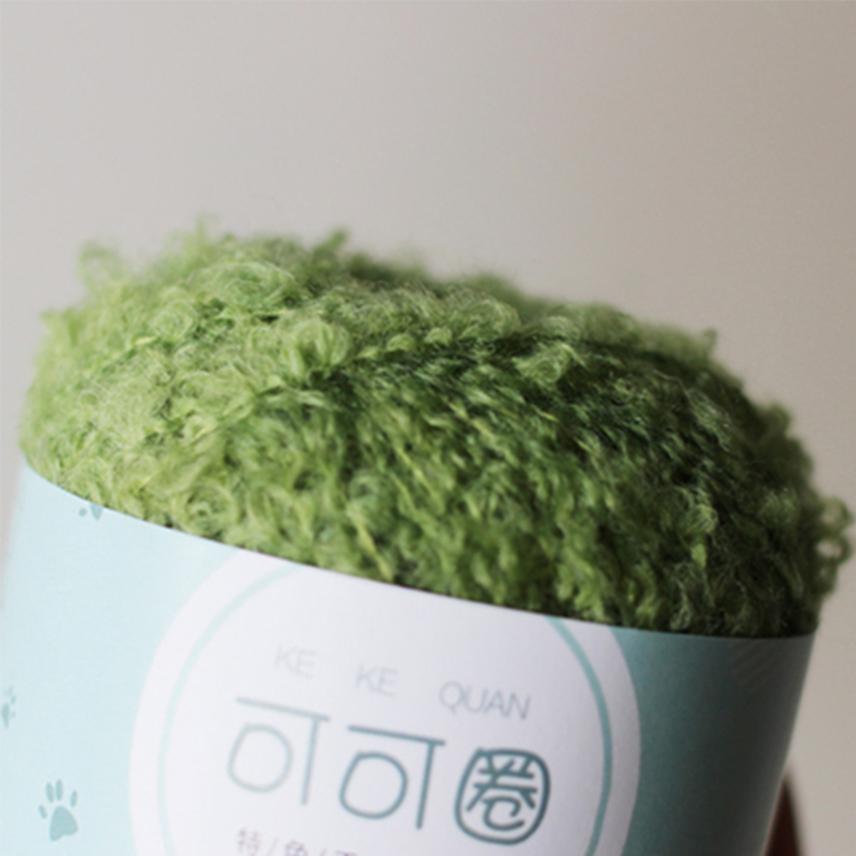 Шерстяная пряжа мягкая гладкая для ручного вязания круговая нить вязаная крючком кукольные волосы сделай сам плюшевая кукла рукоделие вязание сделай сам вязаный инструмент