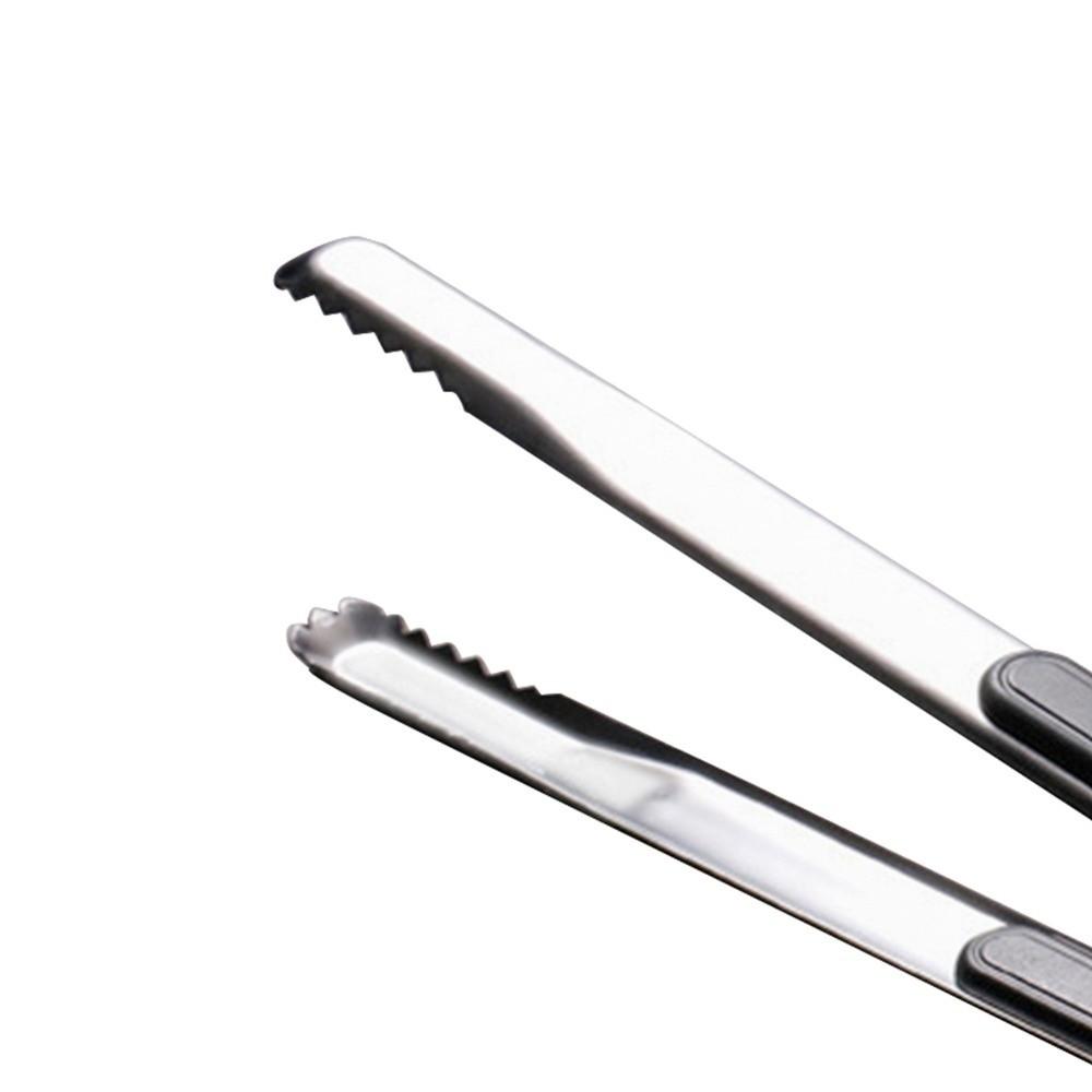 Serrated Tips Kitchen Tongs Raised Grip Grill Tongs Durable Serving Tongs Barbecue Grilling