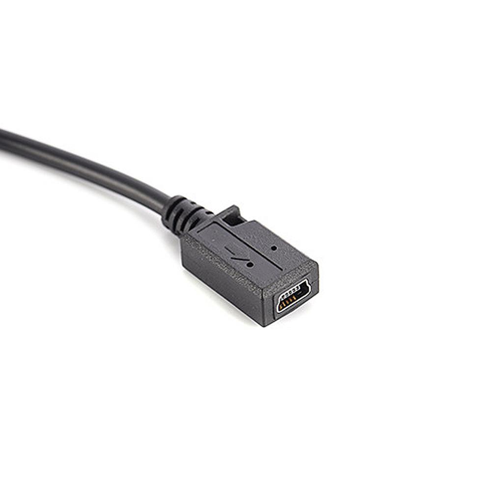 Мини-адаптер-конвертер USB Female на Type C Male 90 градусов Кабель-адаптер-конвертер USB C Male на Mini USB Female