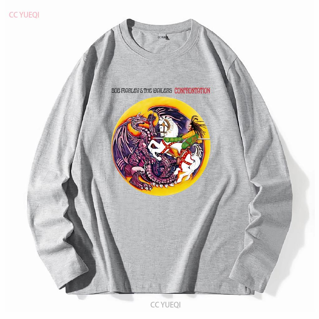 Mens Cotton S 5 XL T shirt Bob Marley and the Wailers Reggae long sleeves vintage Washed designer clothes Breathable Slightly