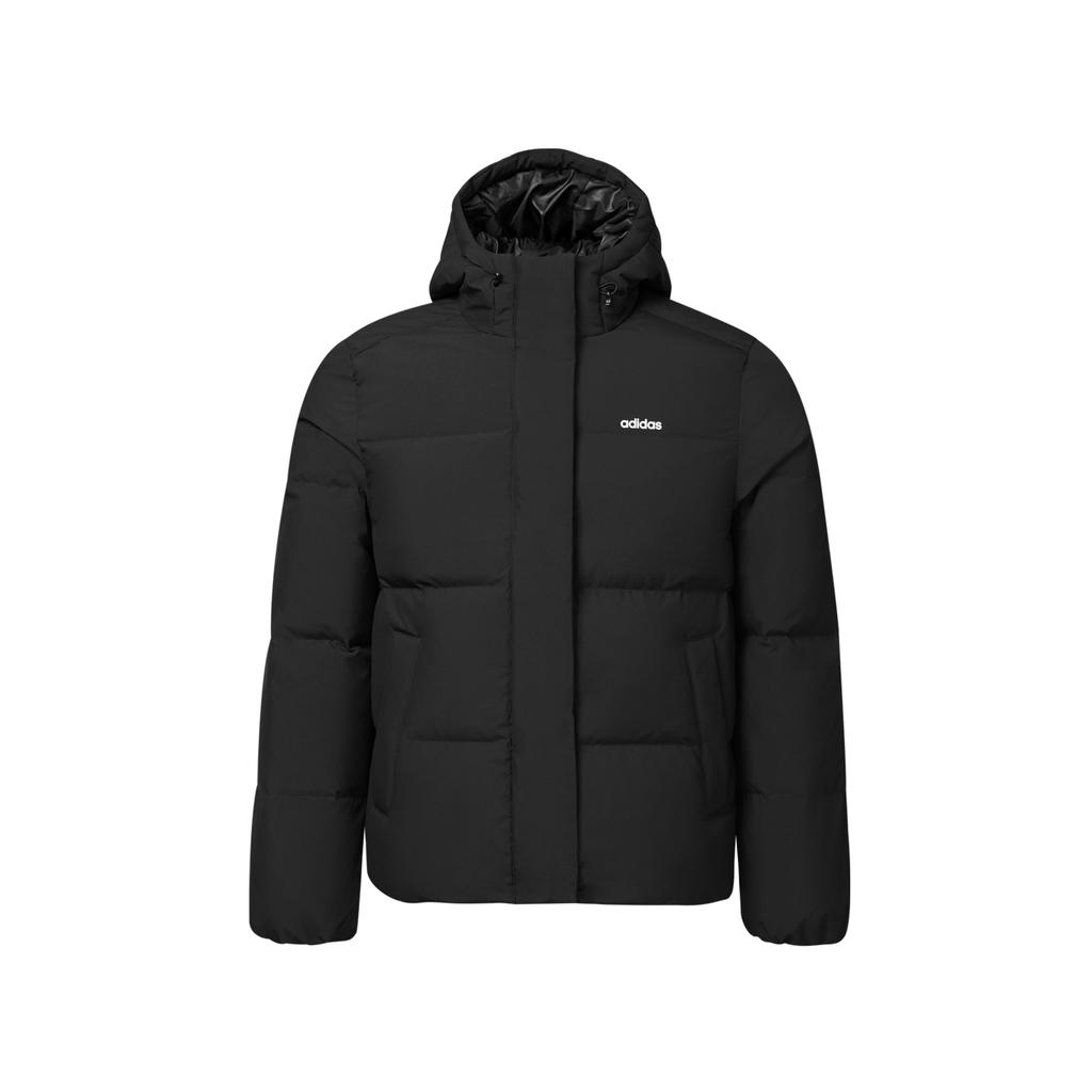 Adidas FW24 Comfortable Casual Versatile Long Sleeve Down Jacket Men Outerwear Black JL9593