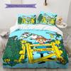 Pippi Longstocking Custom Name Pattern Bedding,Quilt Set Quilt Cover Pillowcase Home Birthday Gift(1 * duvet cover + 2 * pillowcase, without core)
