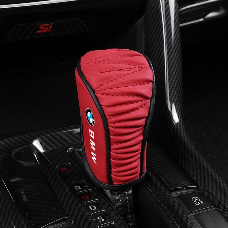 Car Shift Handle Cover Leather Non-slip Wear-resistant For BMW 1 3 5 7 Series X1 X3 X4 X5 F10 F15 F16 F20 F30 F18 F25 M3 M4 E34 msjk68