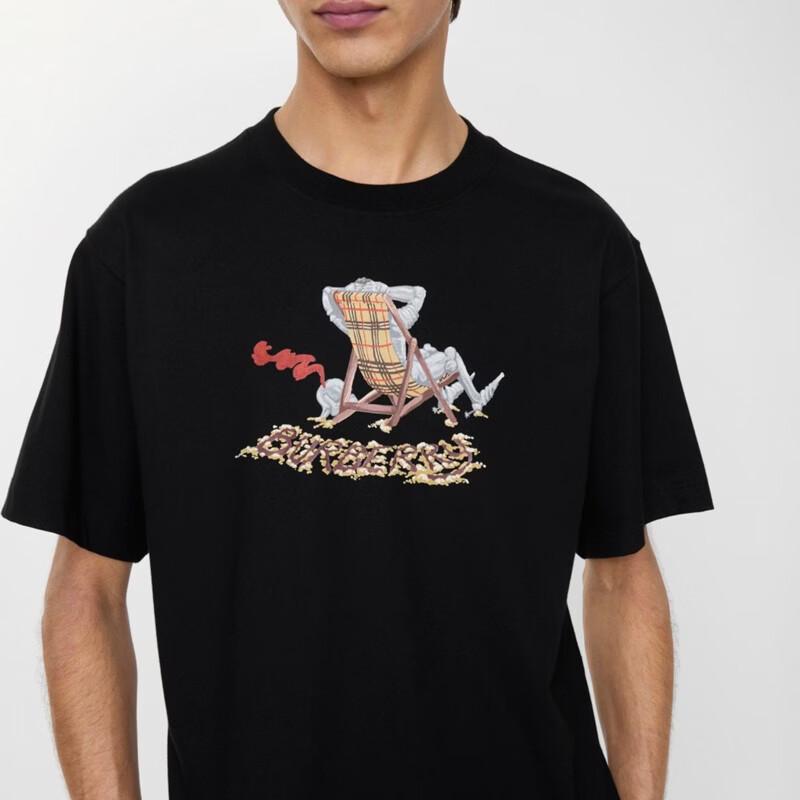 Burberry Men's Beach Knight Cotton T-Shirt