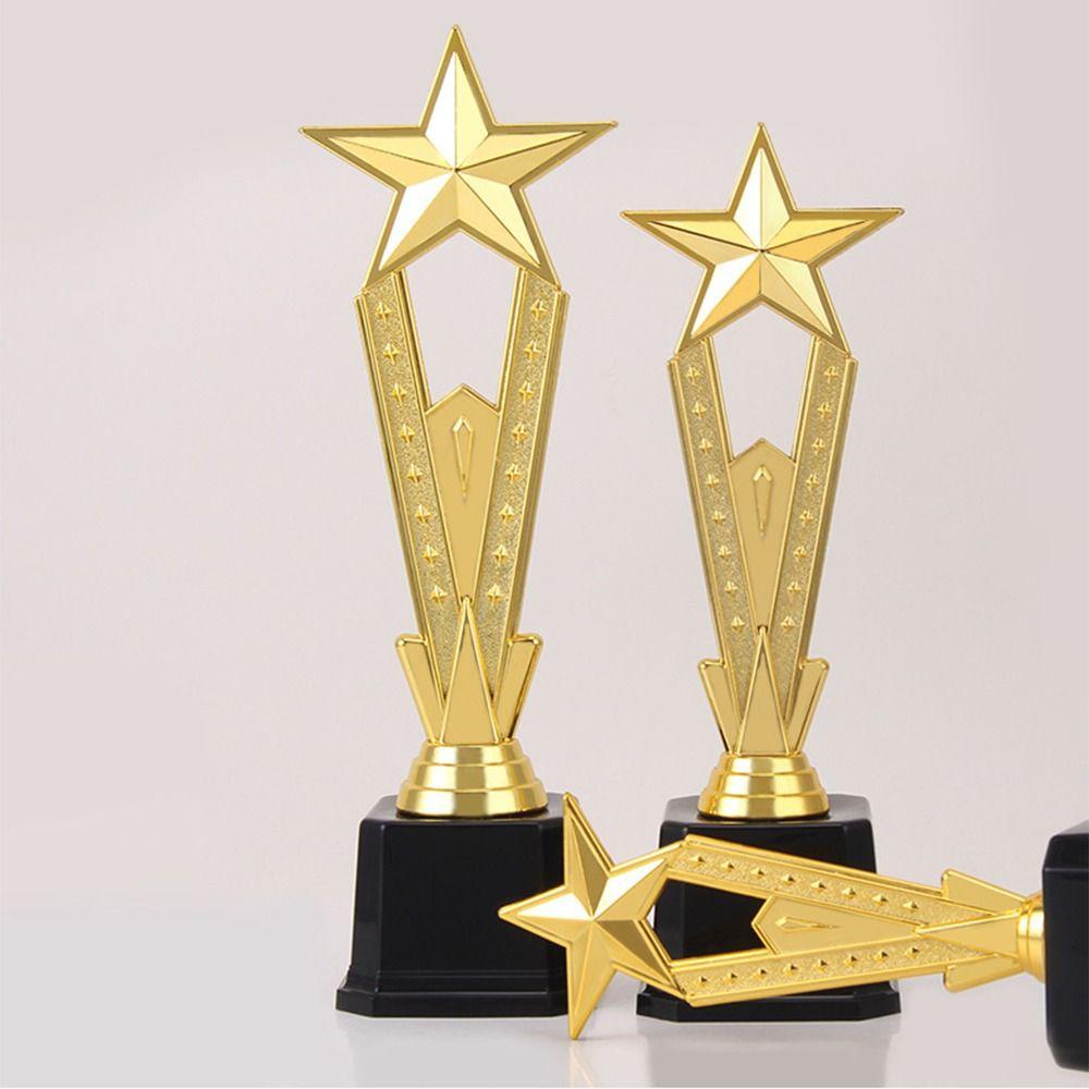 Star Reward Prize Cup Golden Winner Award Trophy Toy Children's Performances Figurines