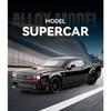 1/18 Dodge Challenger SRT Hellcat Сплав Трассовый Гоночный Автомобиль Модель Металлический Мускулистый Спортивный Автомобиль Модели Транспортных Средств Звук Свет Детские Игрушки Подарок