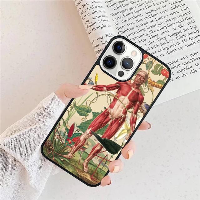 Human Brain Art phone Case Cover For IPhone 18 17 Air 16 15 14 Plus apple 16 11 12 13 Pro Max coque