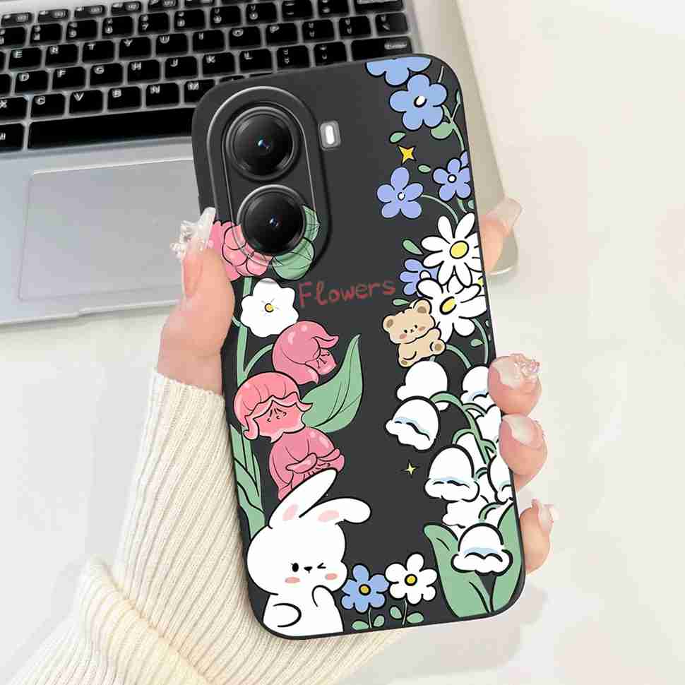 For Xiaomi Poco X7 Pro Case Cover Soft Silicone Popular Butterfly Phone Case For Poco X7 PocoX7 Pro 5G Fundas Coque Housing