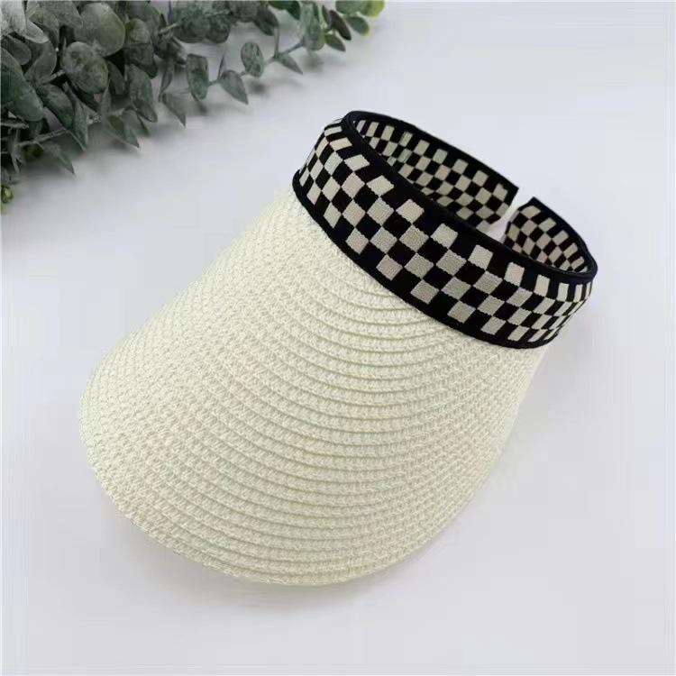 Женская летняя соломенная шляпа-утка - Универсальная солнцезащитная и пляжная кепка для путешествий на открытом воздухе