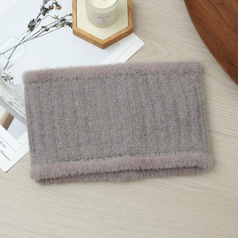 Осенне-зимние шапки для женщин Модная и универсальная плюшевая шапка Уличная повседневная ветрозащитная шерстяная шапка Может шарф Теплый костюм