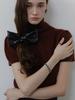 Браслет Love Me Monster Chic с кожаной лентой и цепочкой (L243Bc010)