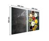 Glass protective plate for the stove 2x45x52 Kitchen