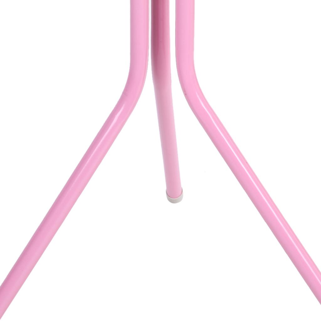 Много крючков металлическая вешалка для пальто шляпа стойка для дерева вешалка для сумок органайзер для дома спальня (розовый)