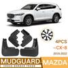 Car Mud Flaps for Mazda CX-8 2018 CX 8 CX8 MPV Mudguard Splash Guards Fender Mudflaps Auto Accessories