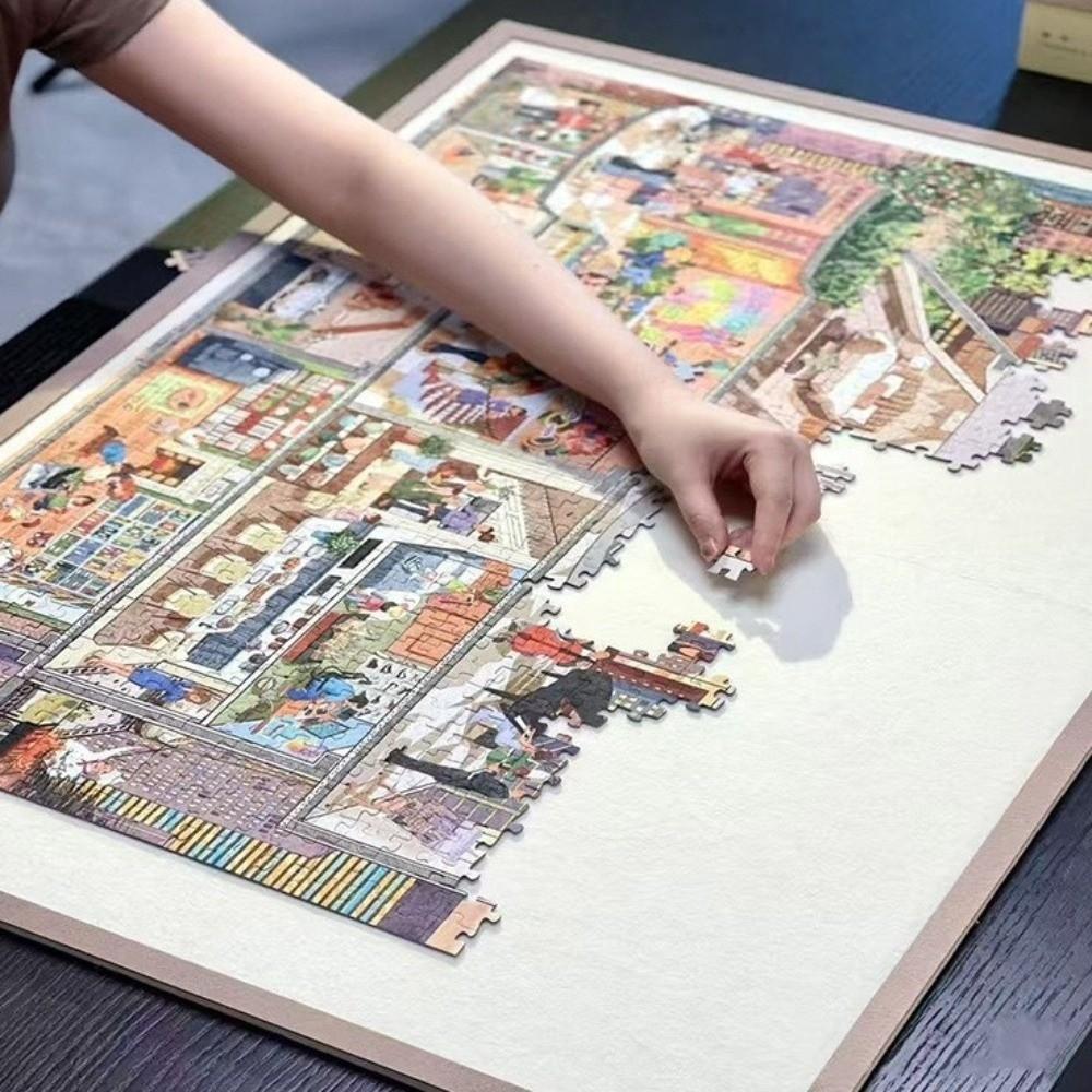 Thickened Puzzle Storage Board Felt Surface Puzzle Workbench Home Entertainment