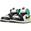 Кроссовки Air Jordan 1 Mid TD Pastel Baby White Volt Green-Glow 640735-175