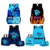 Anime Peripheral Casual Backpack Student Backpack, Back-to-school  Gift, School Bag, Lunch Bag, Pencil Bag Three-piece Set