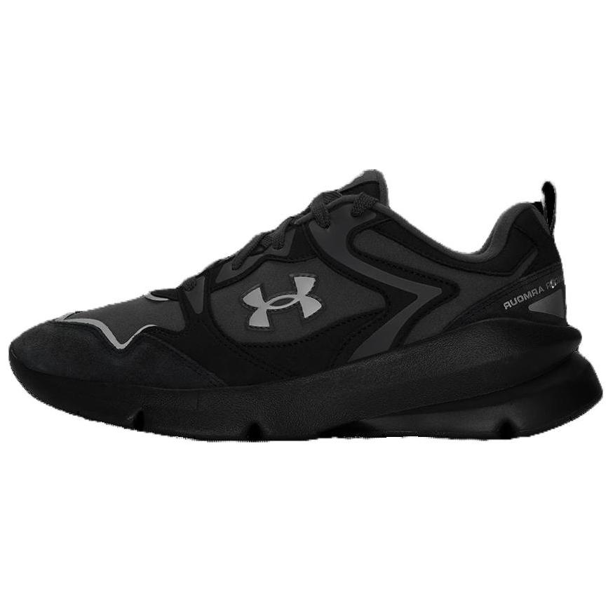 New Under Armour Forge Runner Low Top Casual Shoes Unisex Black 6003967-001