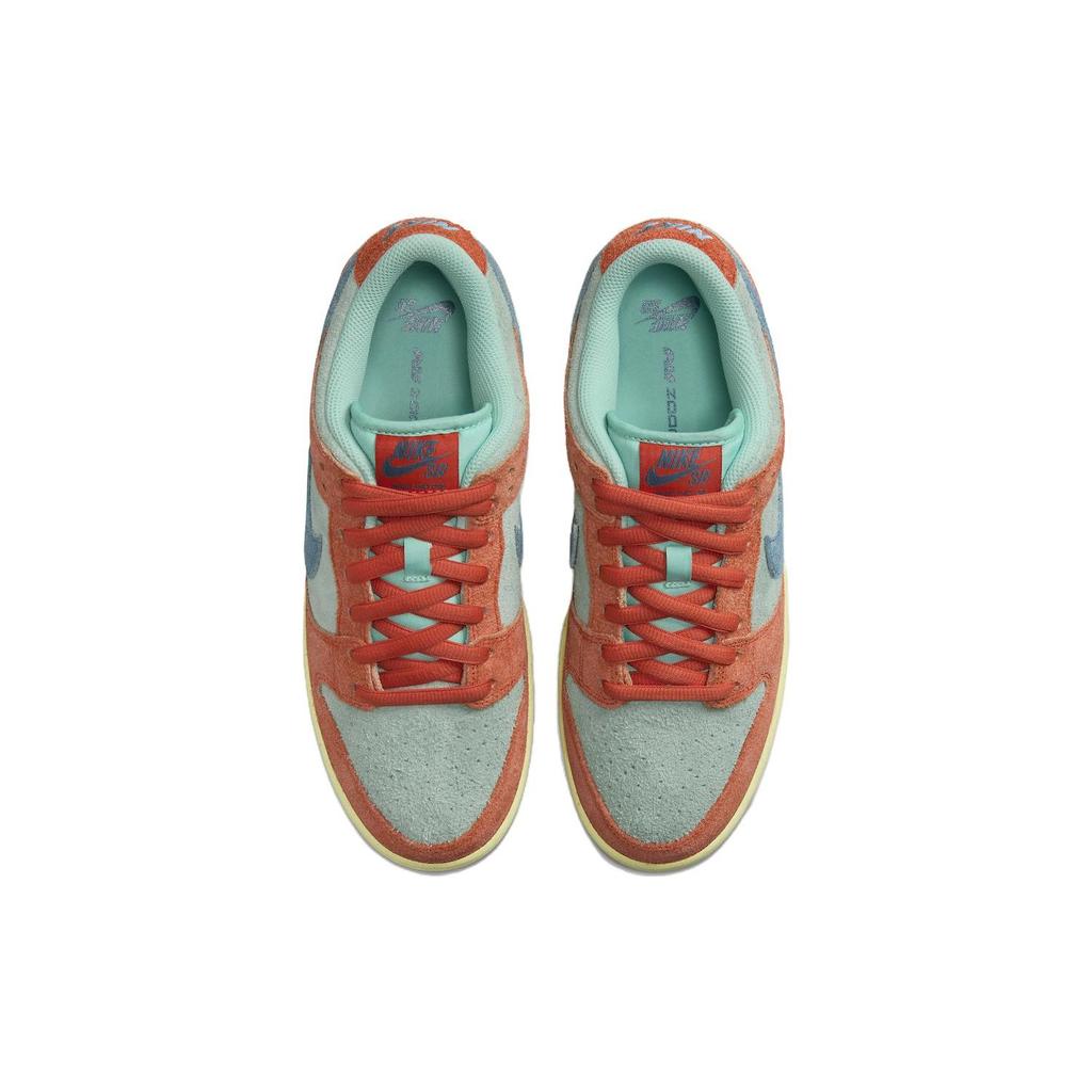 Nike Кроссовки унисекс Dunk Low SB Orange Emerald Rise Noise-Aqua Lemon-Chiffon DV5429-800