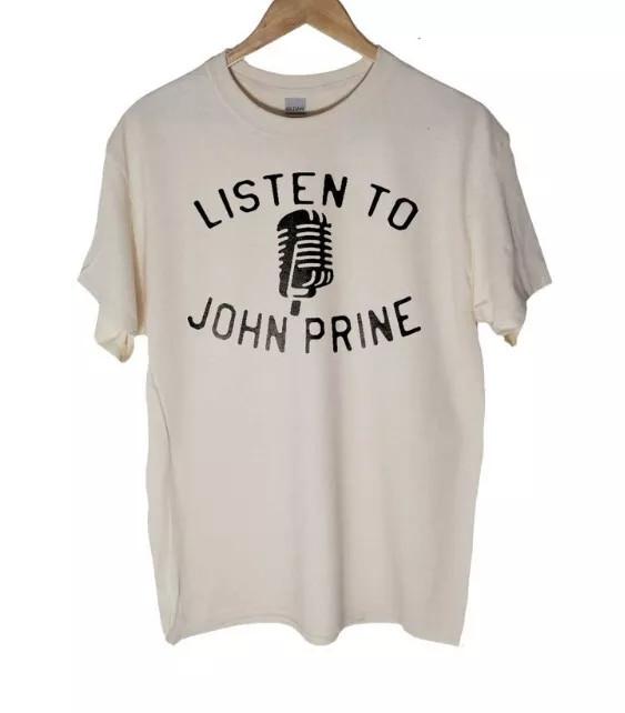 Listen to John Prine t shirt white shirt country music shirt AL322